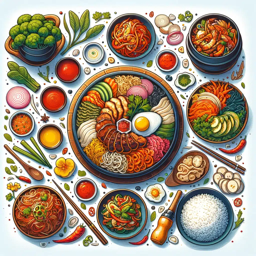 nourriture cor&eacute;ee du sud